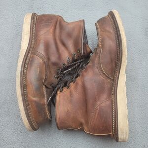 Red Wing Boots Mens 11.5 EE Brown Heritage Classic Moc 6" Copper Lace Up 1907